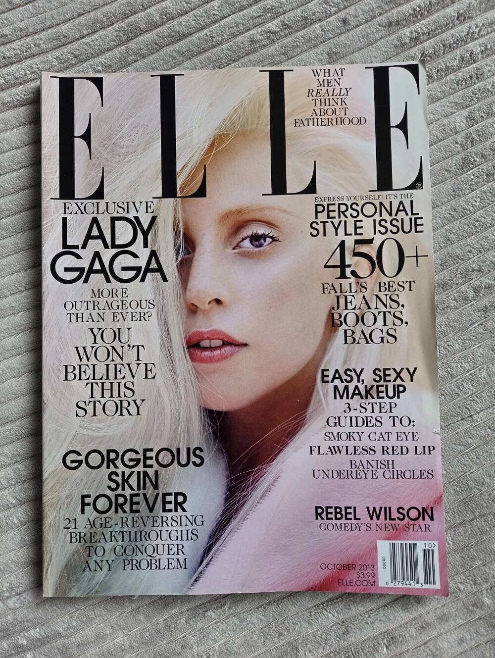 Lady Gaga on Elle Magazine October 2013